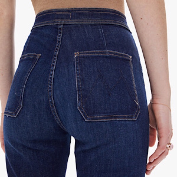 “NEW” MOTHER High-Waist Smokin Double Welt Heel Jean - Picture 4 of 11